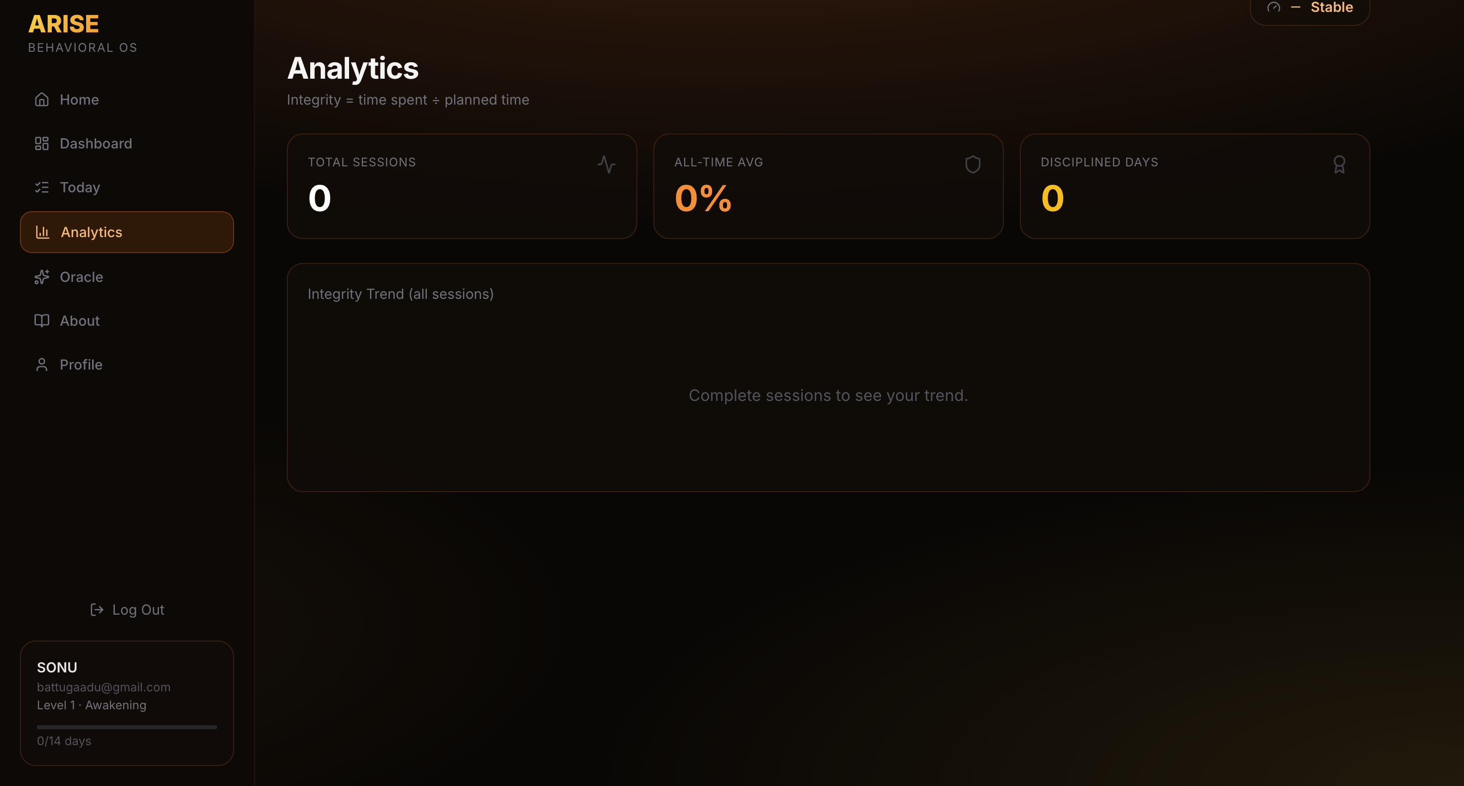 ARISE — Behavioral Operating System gallery image