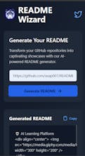 README Wizard gallery image