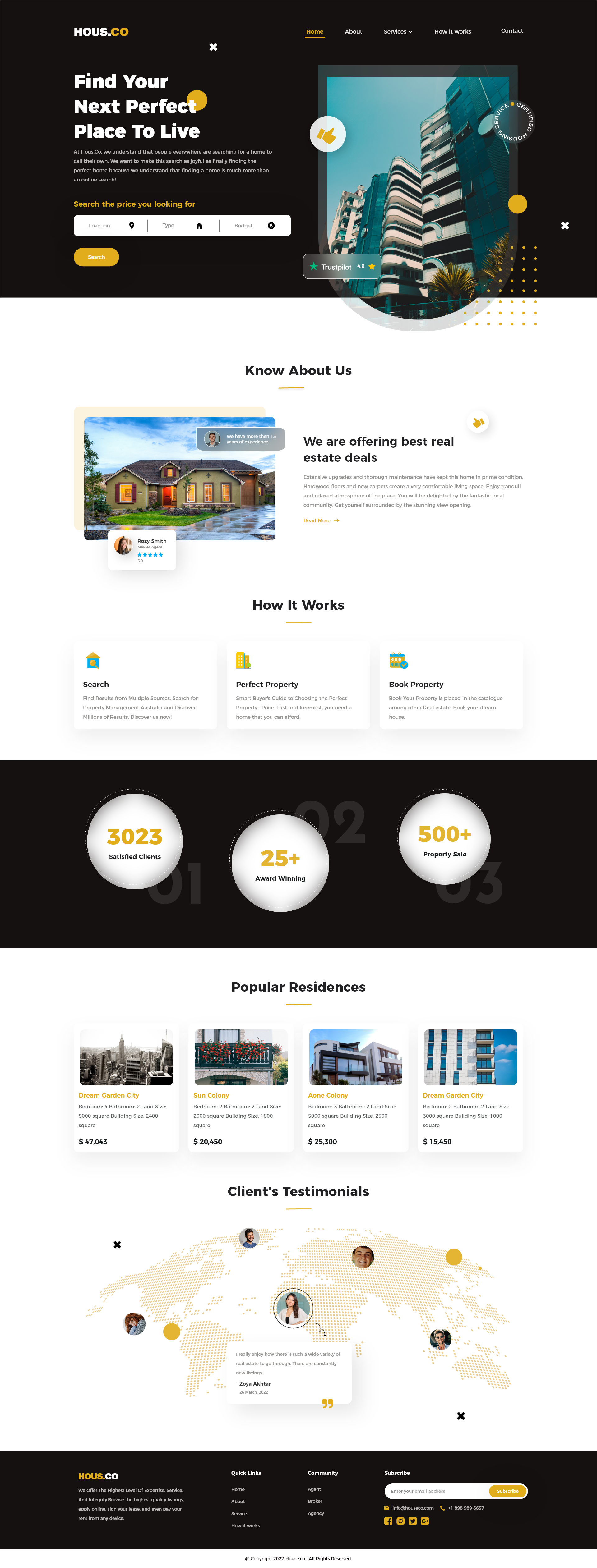 Real Estate Web App gallery image