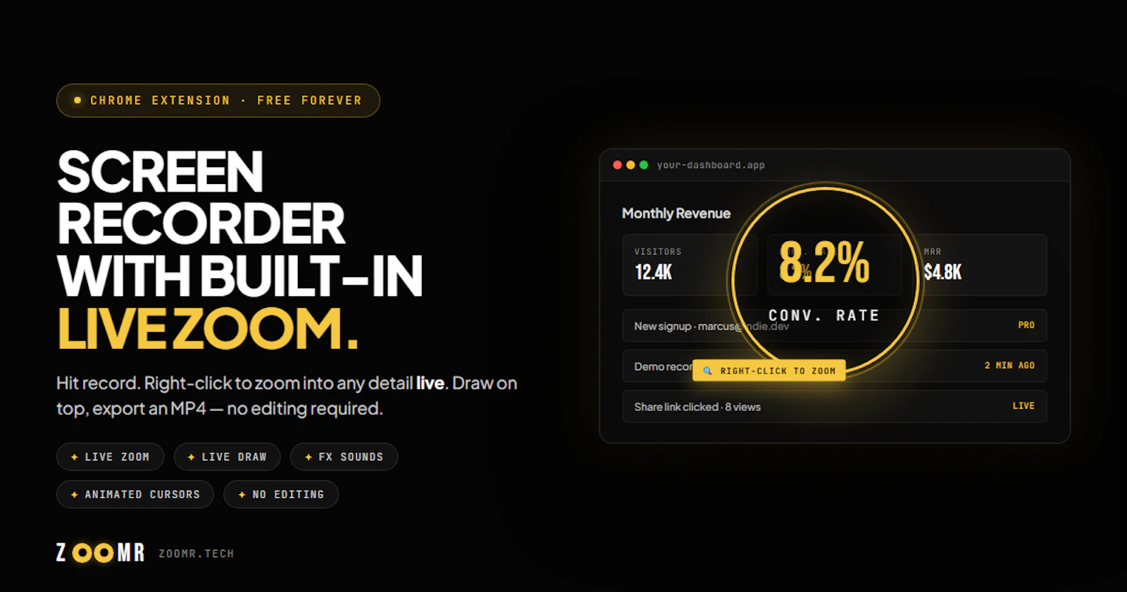 Zoomr screenshot 2
