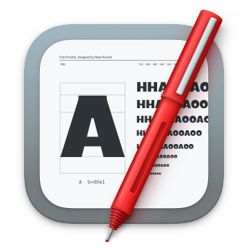 Font Proofer