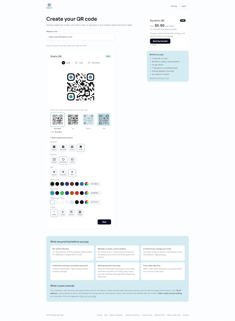 Easy QR Code screenshot 2