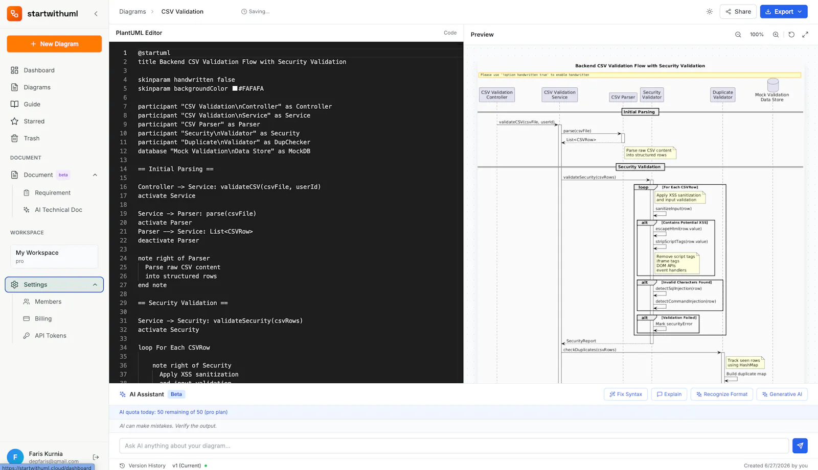 StartWithUML screenshot 1