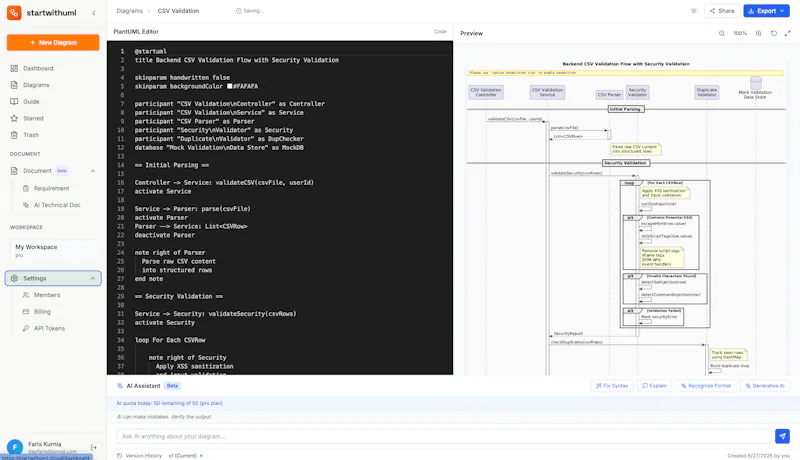 StartWithUML screenshot 1