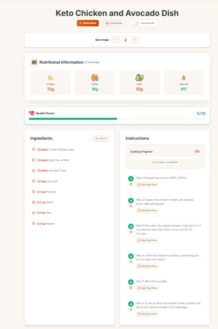 MealPlusMacro - Screenshot 3 showing product features and functionality