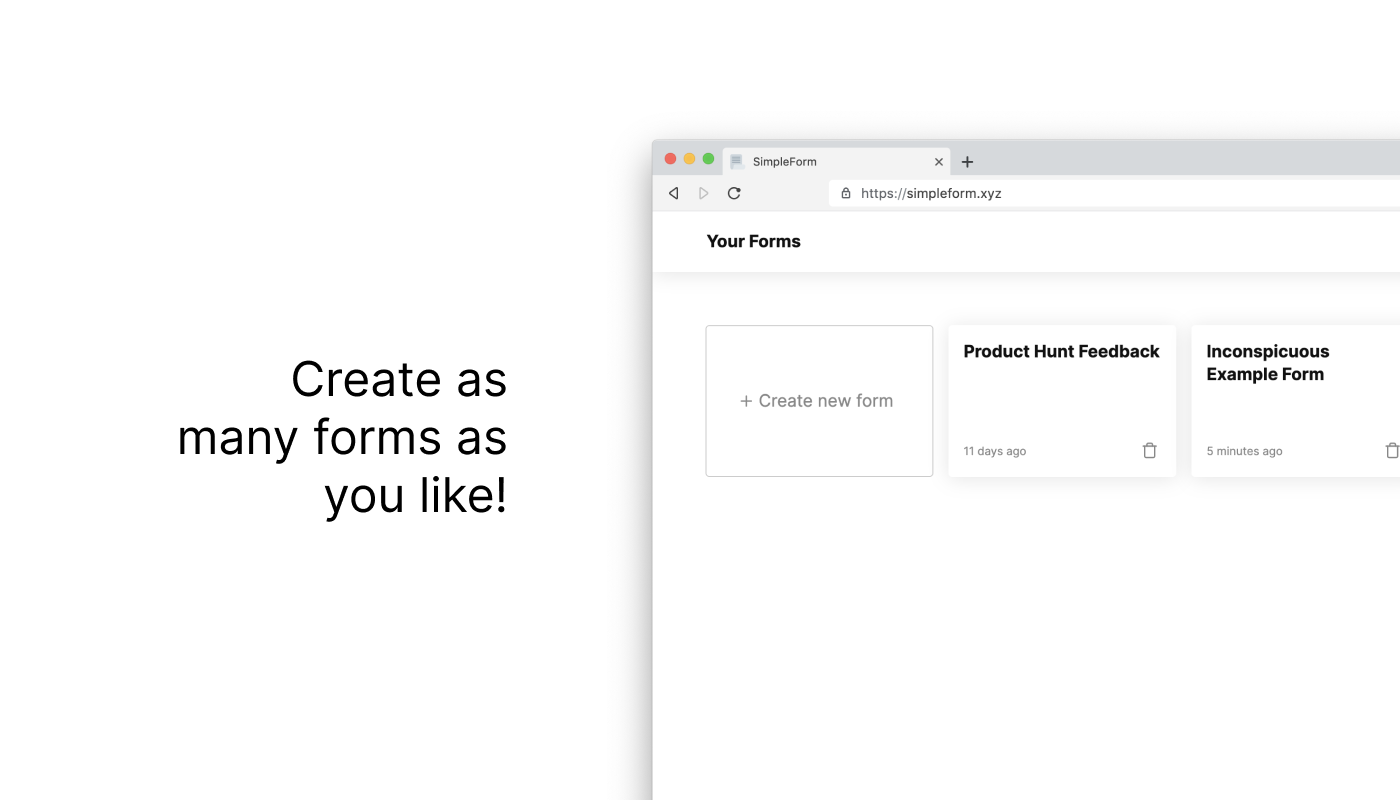 SimpleForm Image