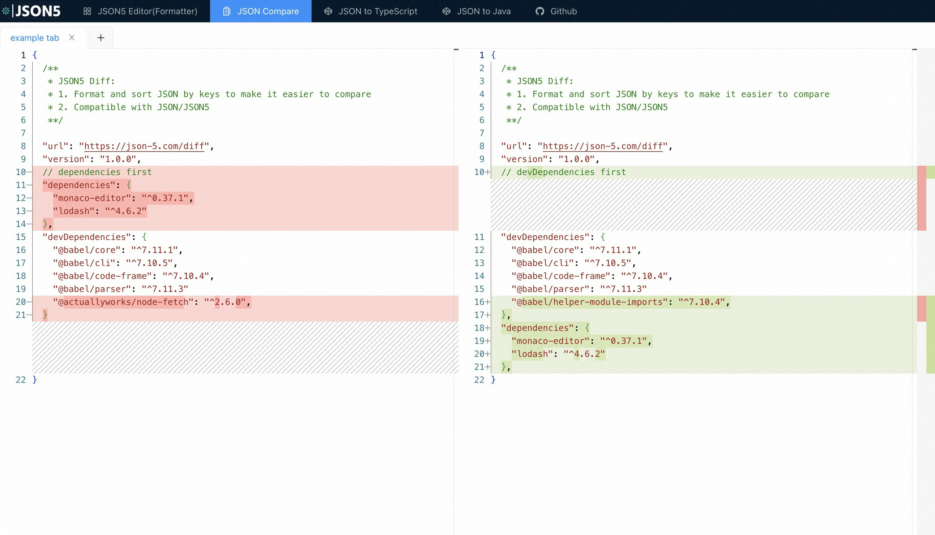 JSON to TypeScript Generator gallery image
