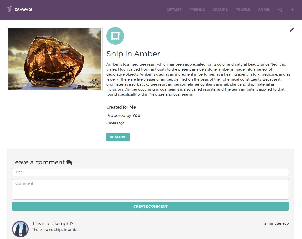 Zaawadi gallery image