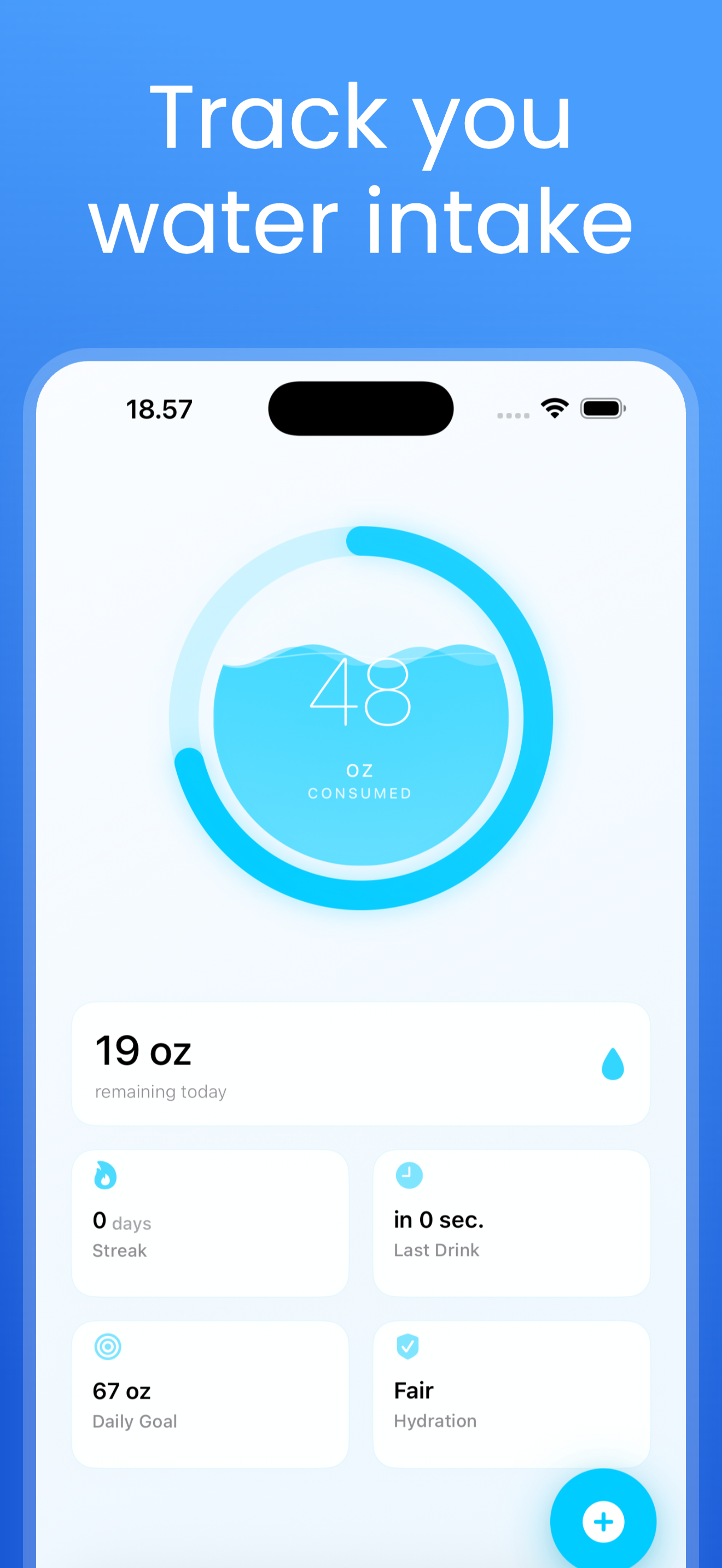 Média Rappel de l'eau quotidienne - Hydratation Tracker pour iOS & Watchos 1