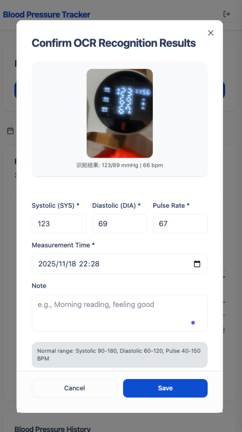 BParchive-Blood pressure Tracker - Screenshot 3 showing product features and functionality
