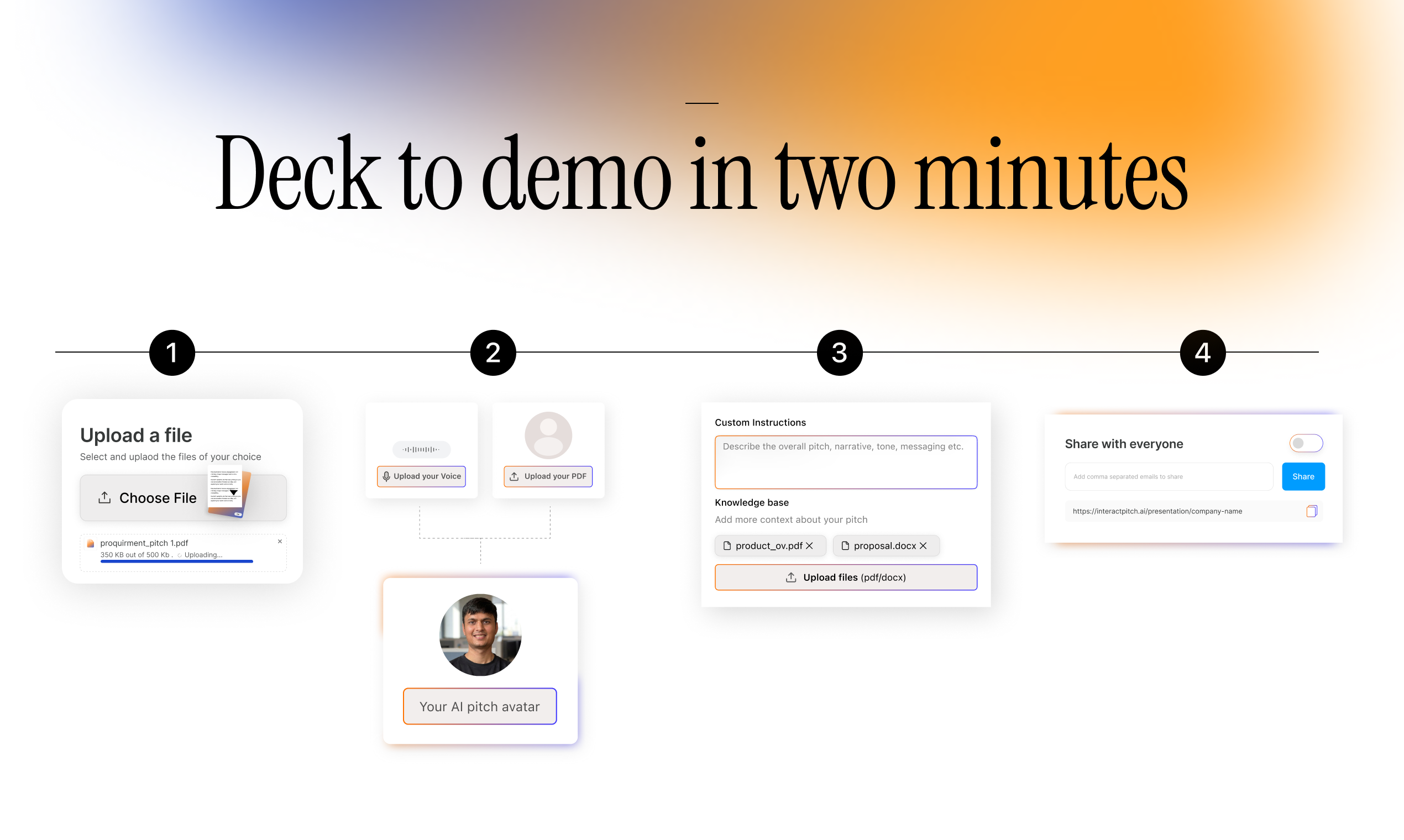 Interactpitch - Screenshot 4 showing product features and functionality