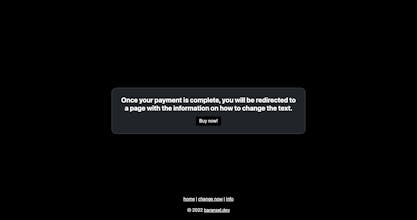 Change this page · Decide the new text gallery image