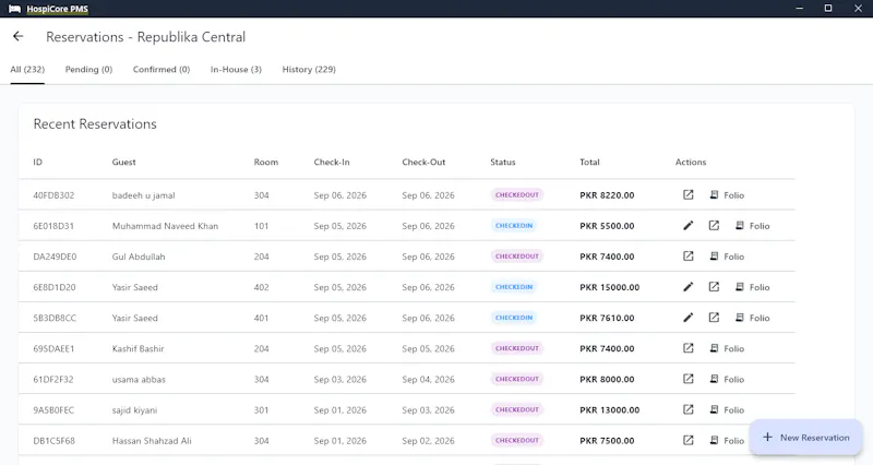 HospiCore PMS - Hotel Management System screenshot 4
