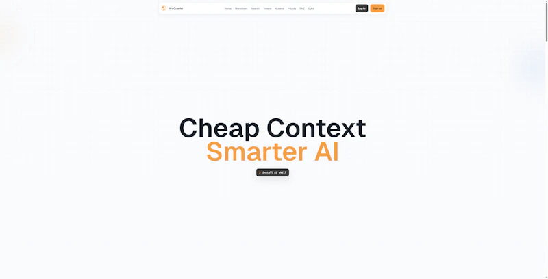AnyCrawler screenshot 1