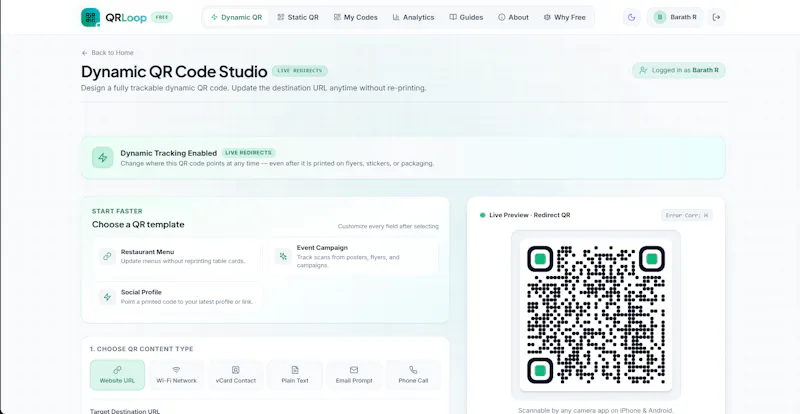 QRLoop screenshot 3