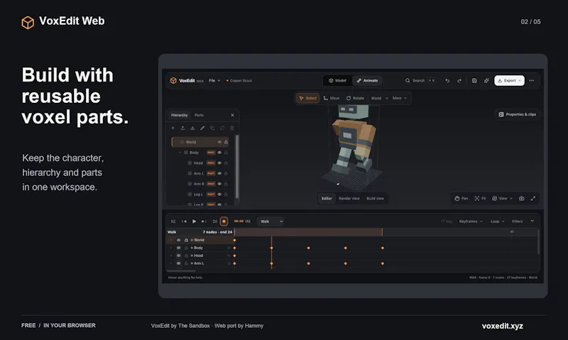VoxEdit Web screenshot 2