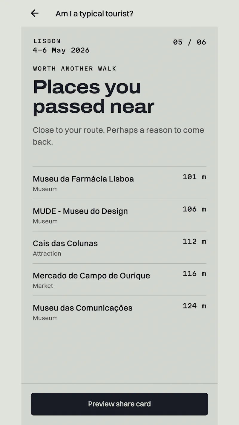 Tourist Score screenshot 3