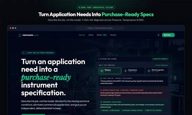 Instruments Works - B2B buyer advisor screenshot 1