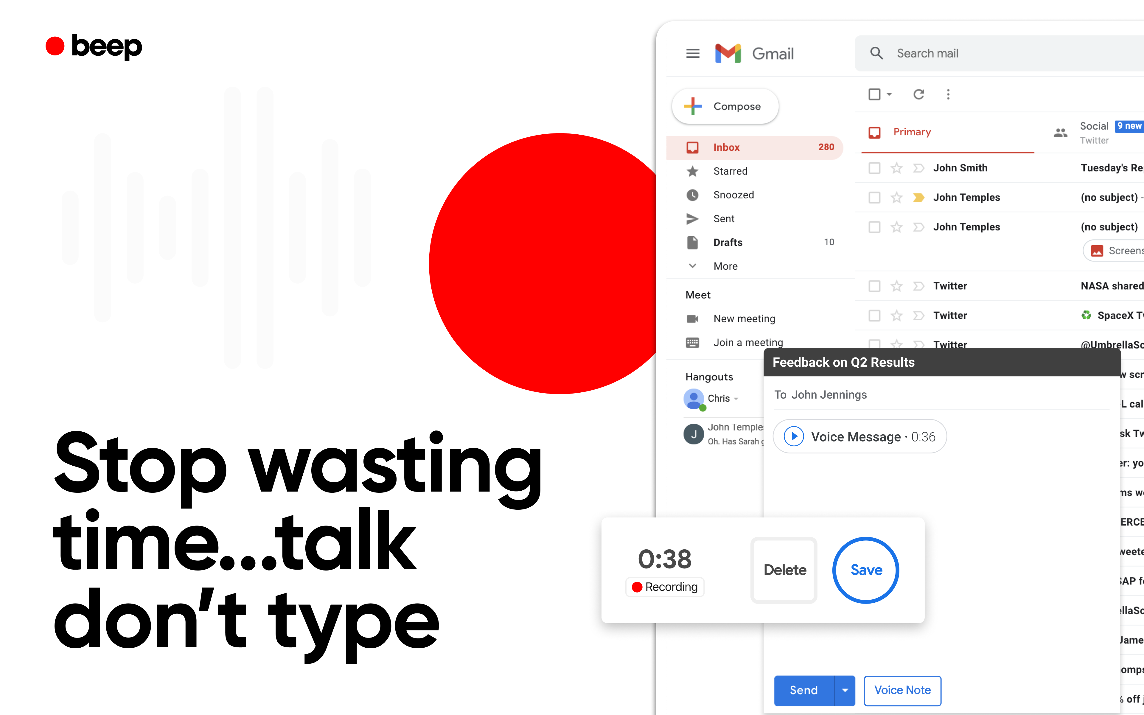 Beep for Gmail media 2