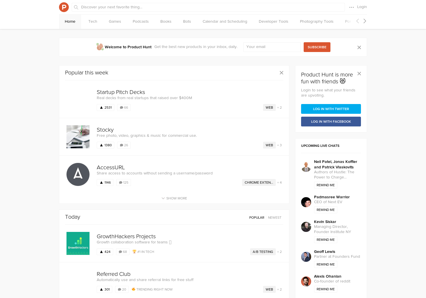 Product Hunt Search