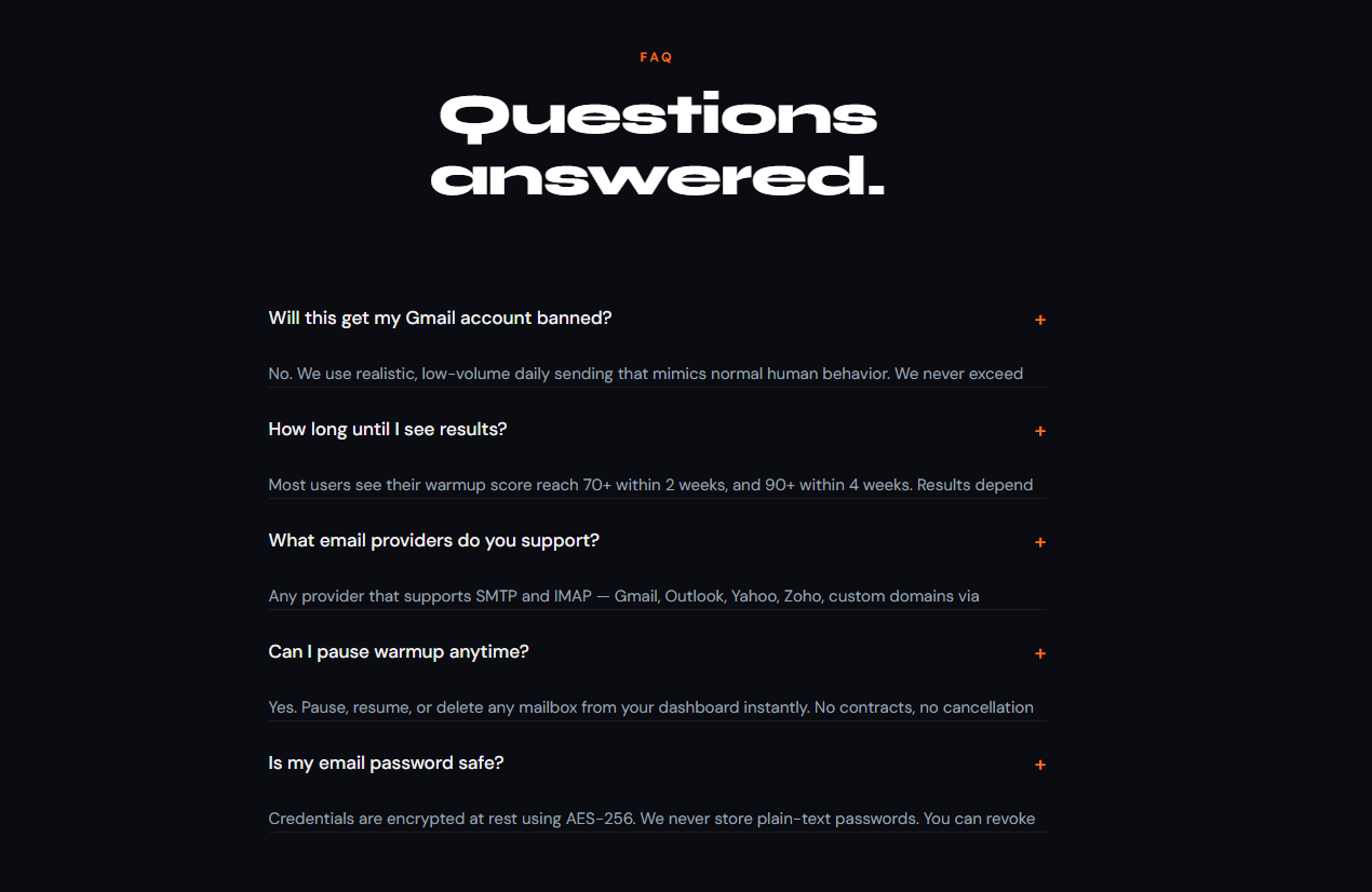 WarmInbox — Email Warmup gallery image