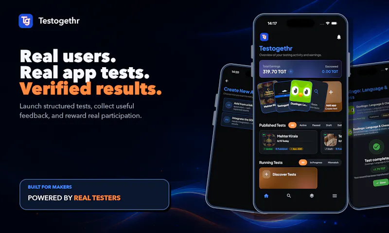 Testogethr screenshot 1