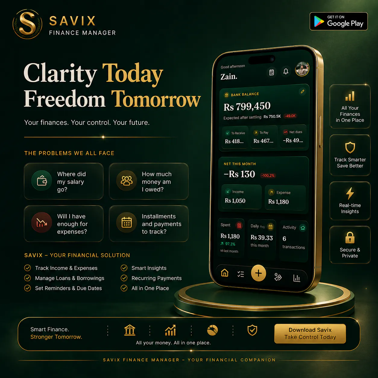 Savix — Track Expenses, Budget Smarter gallery image