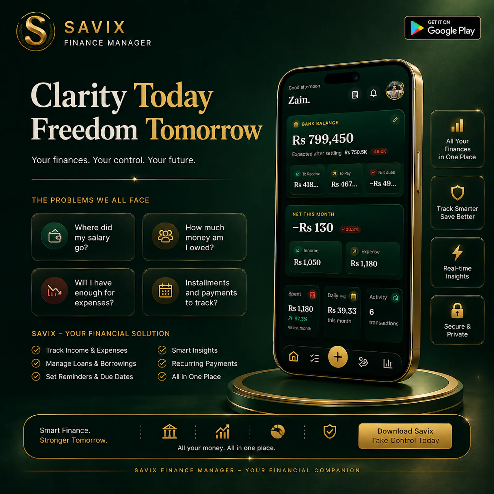 Savix — Track Expenses, Budget Smarter screenshot 4