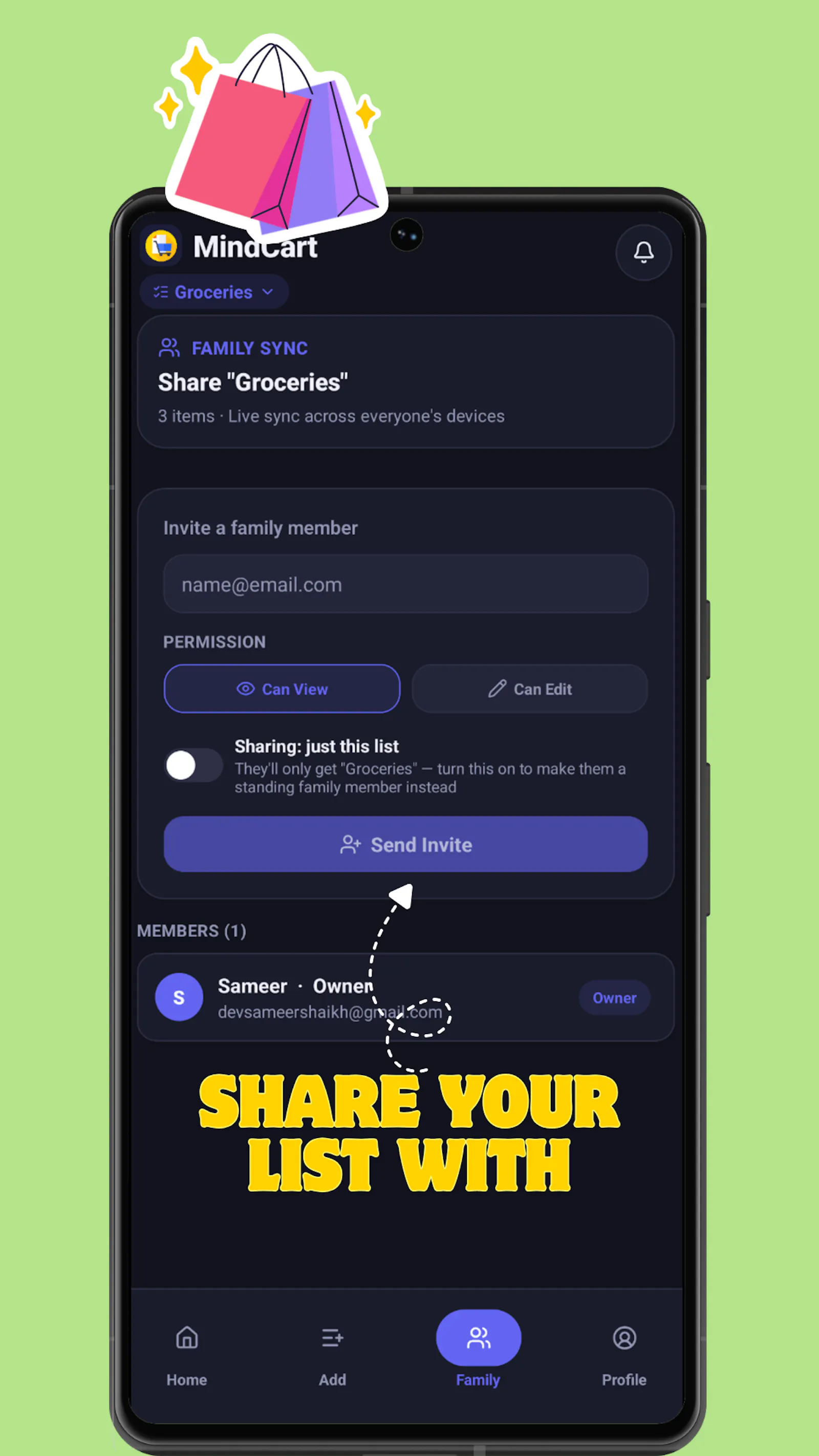 MindCart -Shopping List screenshot 3