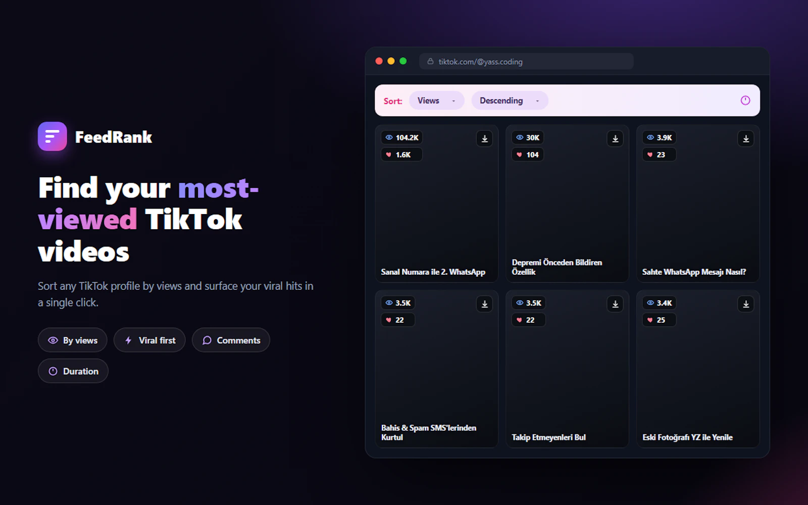 FeedRank screenshot 2