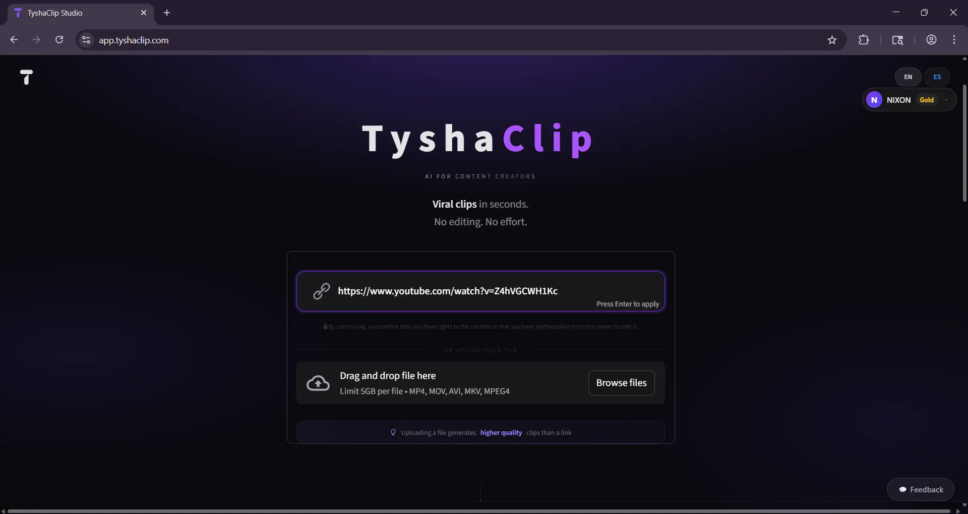 TyshaClip のプロダクトバナー