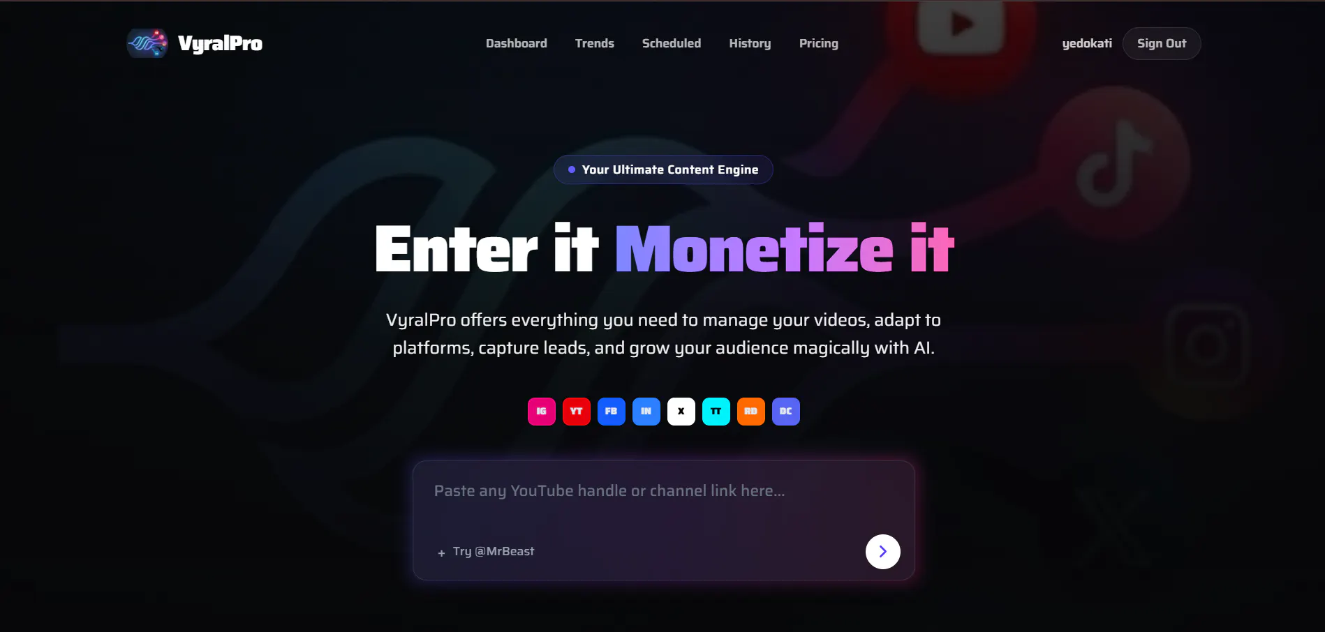 Banner del producto VyralPro