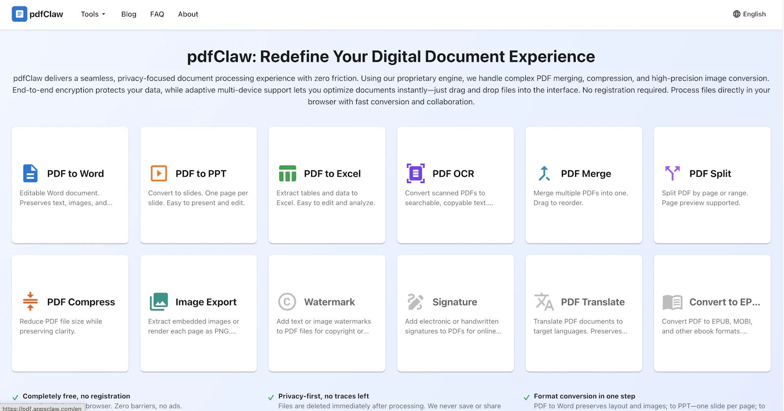 pdfclaw screenshot 2