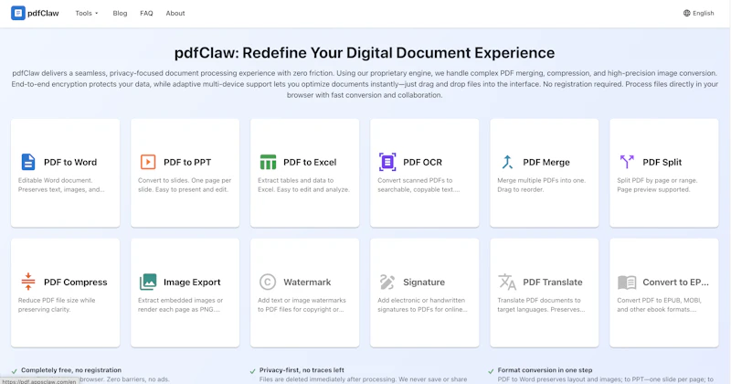 pdfclaw screenshot 2