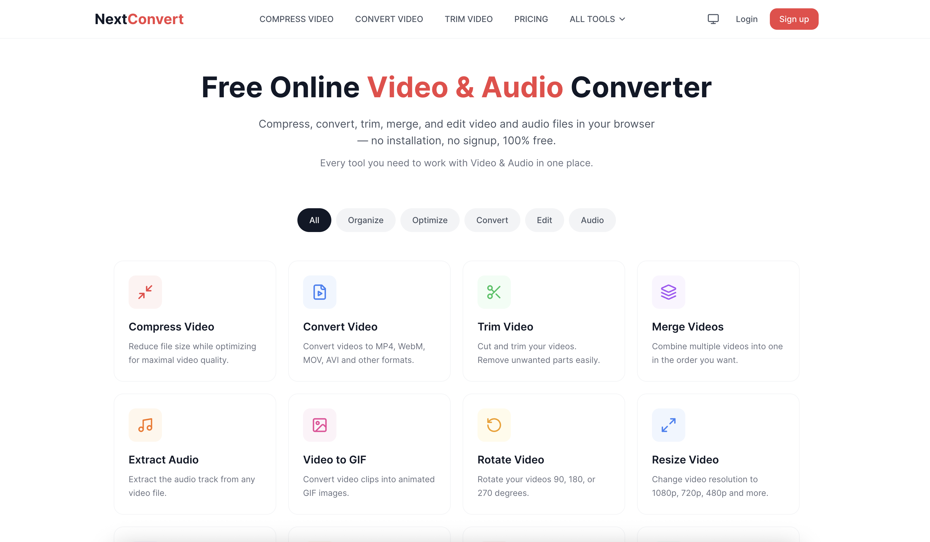 NextConvert - Online Media Converter gallery image