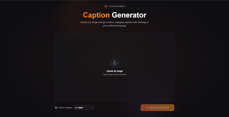 AI Caption Generator