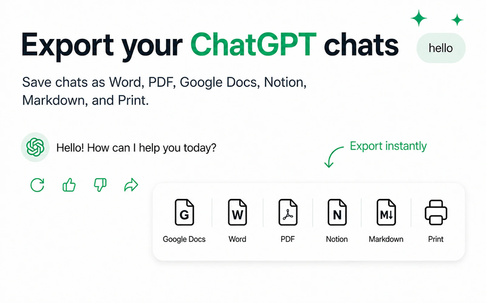 Chat Exporter for ChatGPT screenshot 2