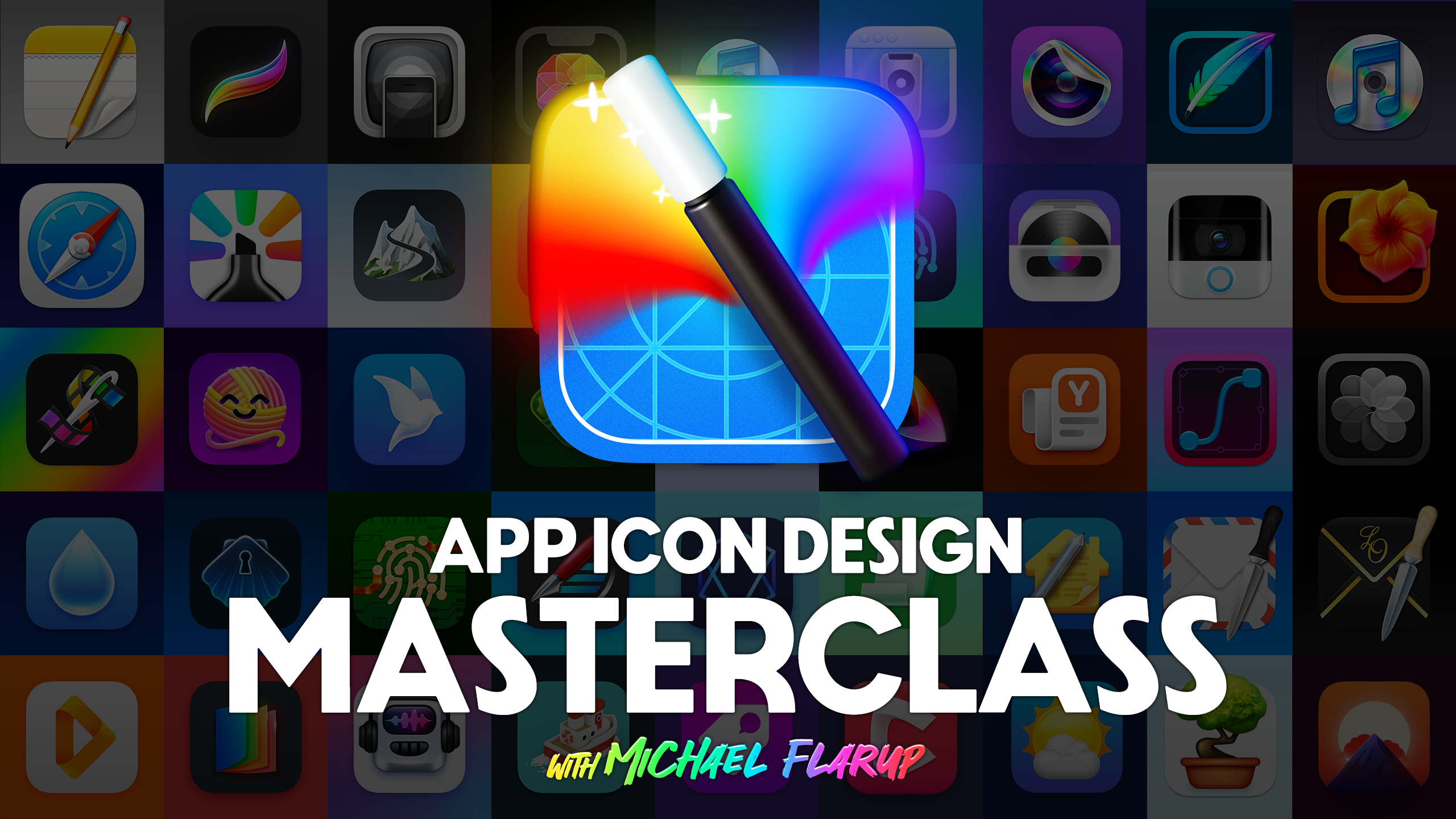Ứng dụng thiết kế biểu tượng Masterclass media 2