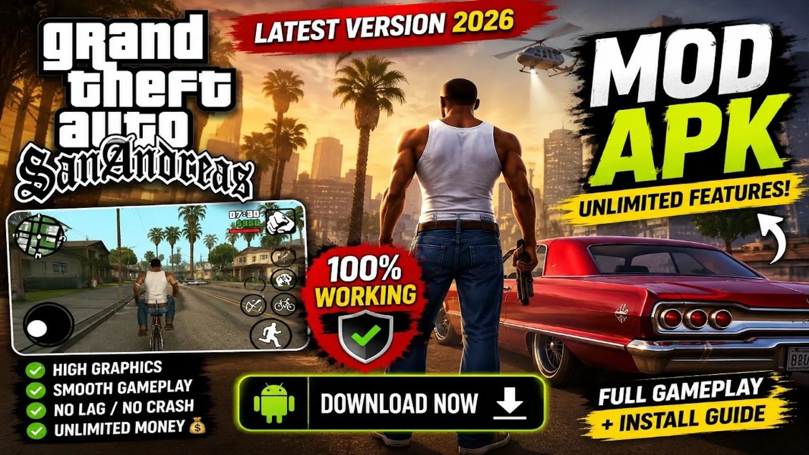 GTA San Andreas APK screenshot 1 (video preview)