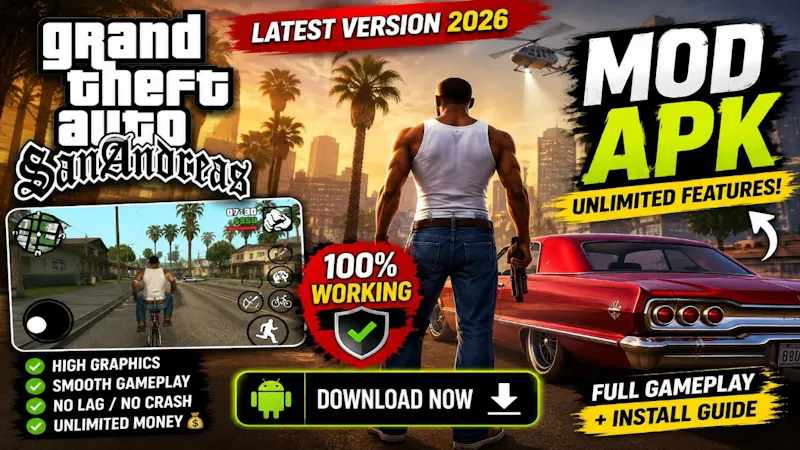 GTA San Andreas APK screenshot 1 (video preview)