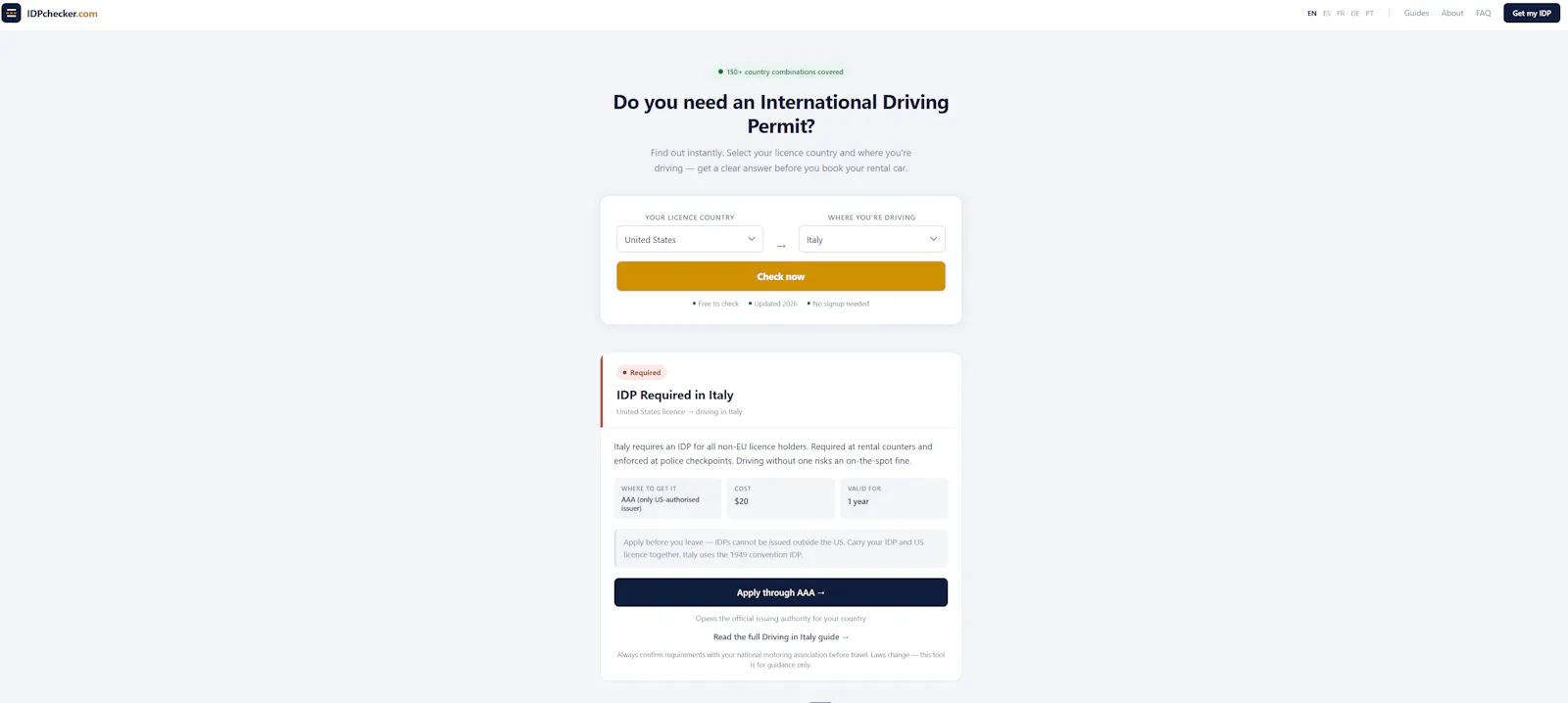 IDP Checker screenshot 1