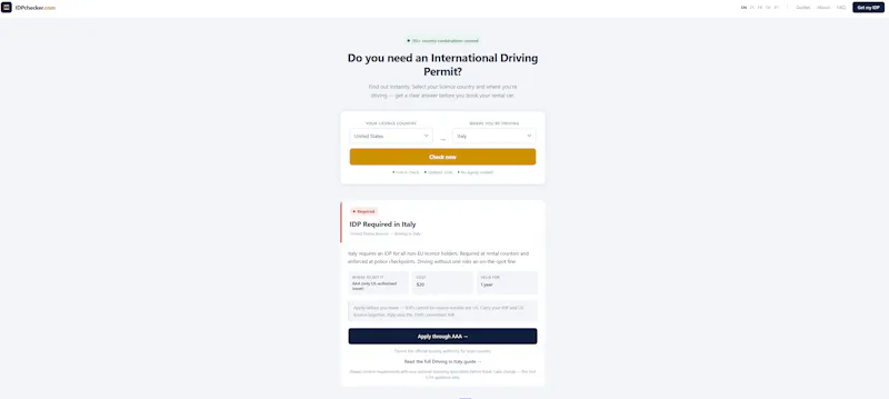 IDP Checker screenshot 1