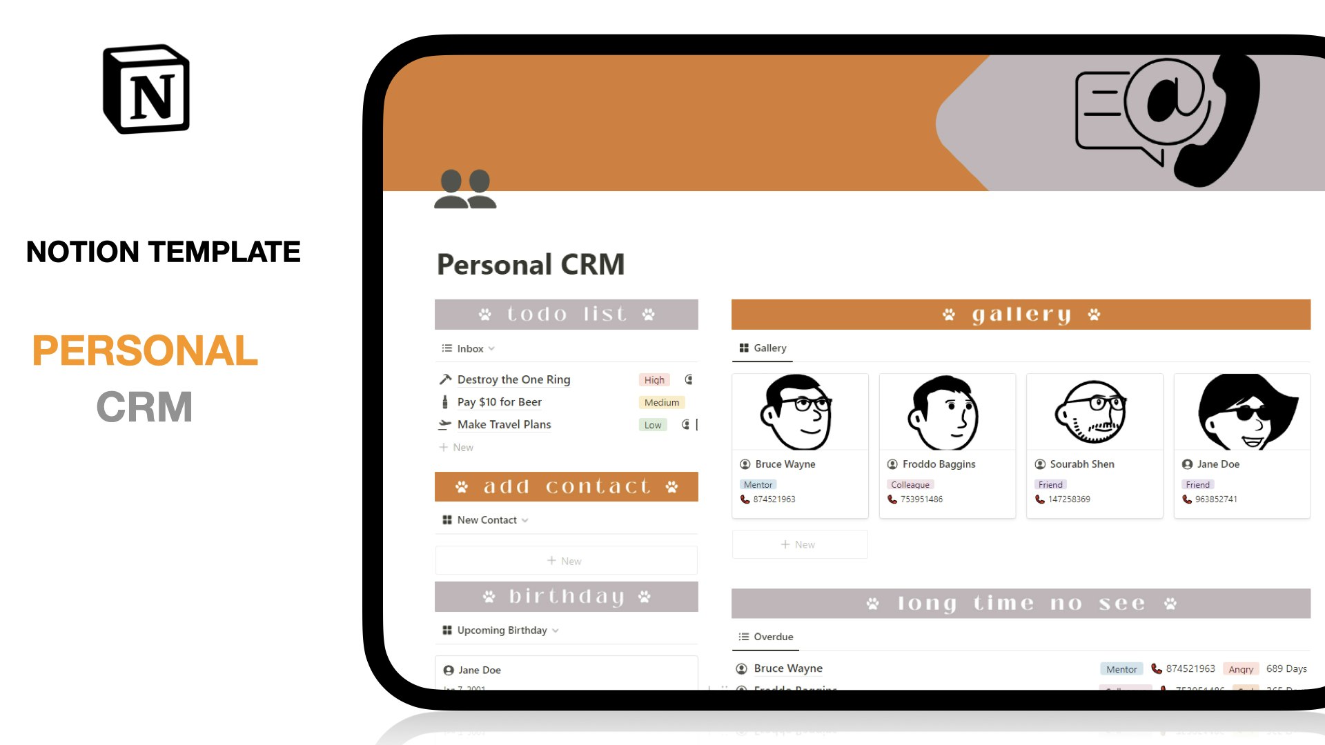 Personal CRM media 2