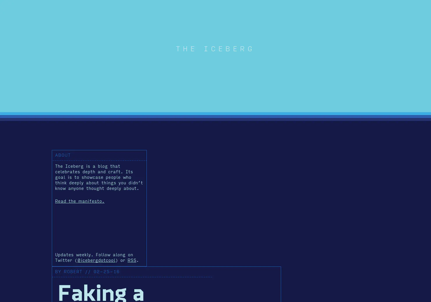 The Iceberg