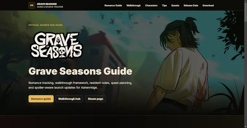Grave Seasons Guide screenshot 2