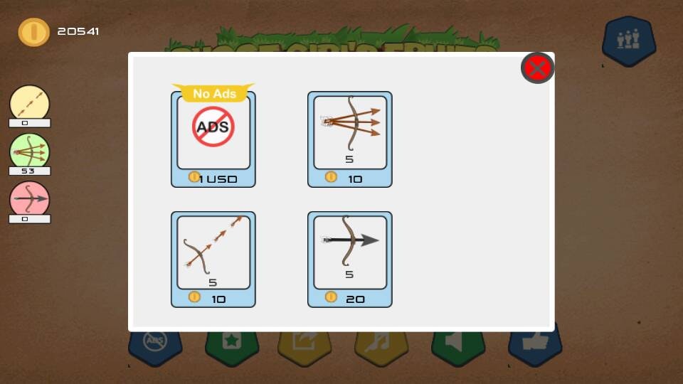 Shoot Girl's Fruits : Archery gallery image