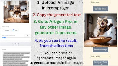 Promptigen - Ai image to prompt gallery image