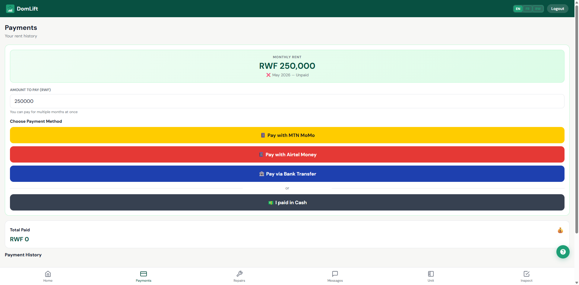 DomLift — Property management for Rwanda gallery image