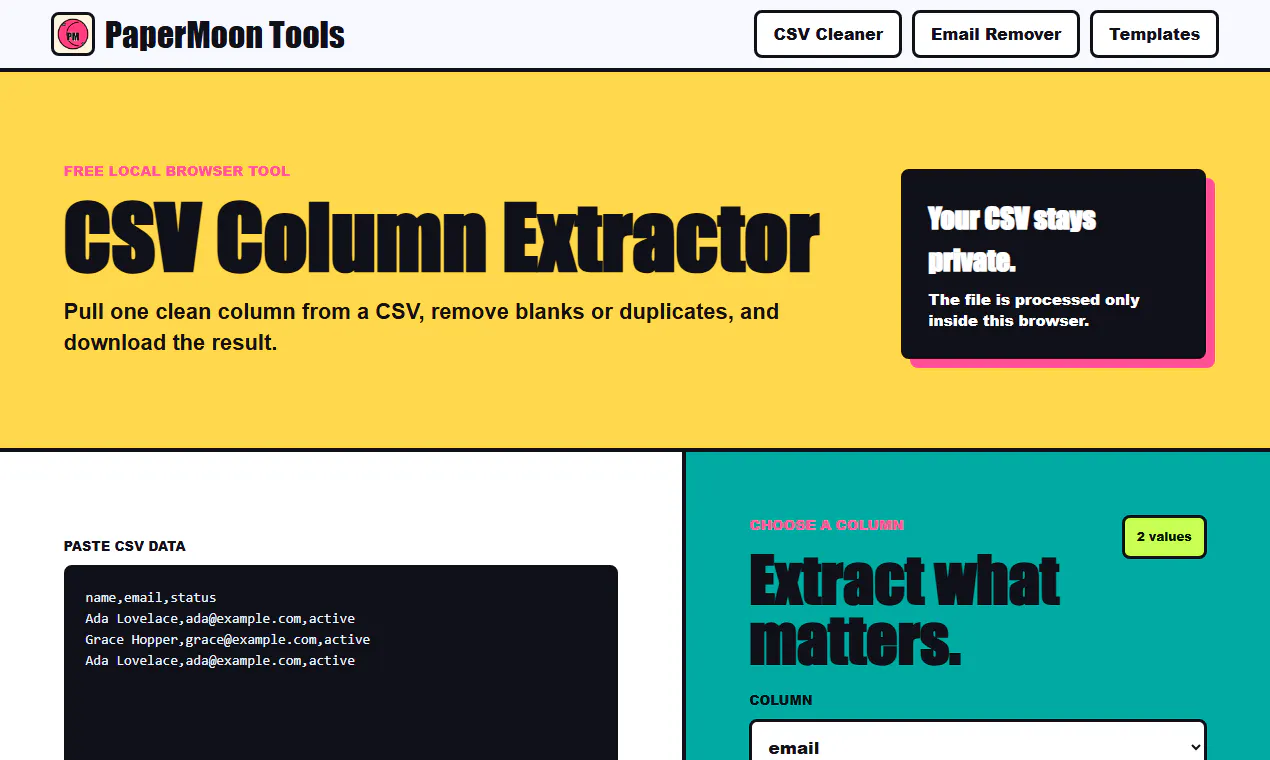 PaperMoon Browser Tools gallery image
