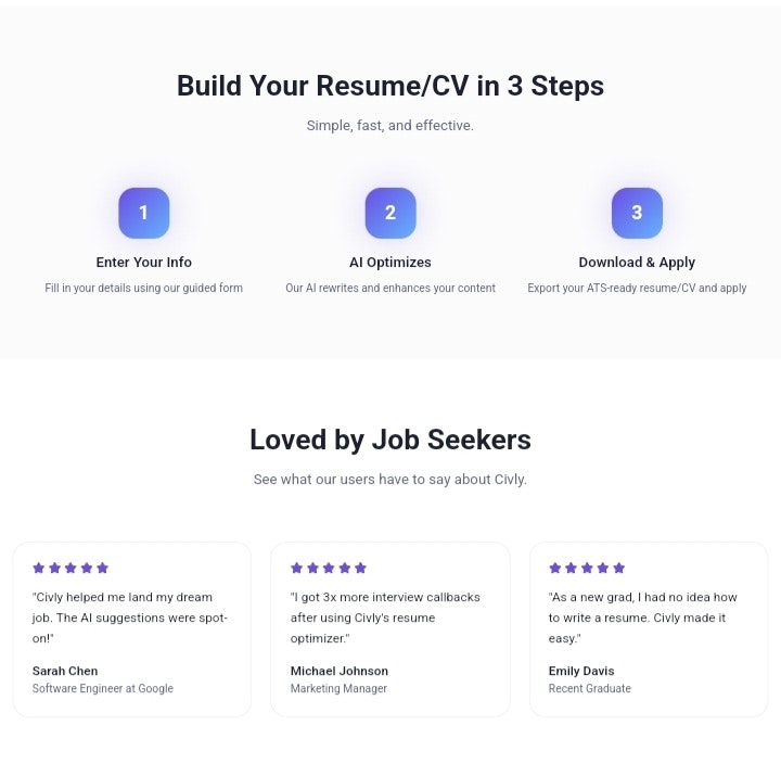 Civly  - Screenshot 3 showing product features and functionality
